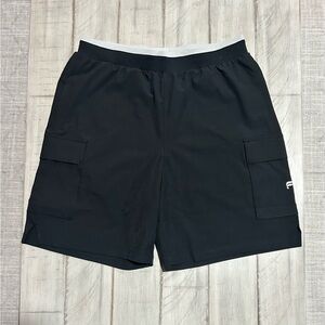 Fabletics Men 7inch Black Cargo Shorts